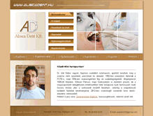 Tablet Screenshot of aliscadent.hu